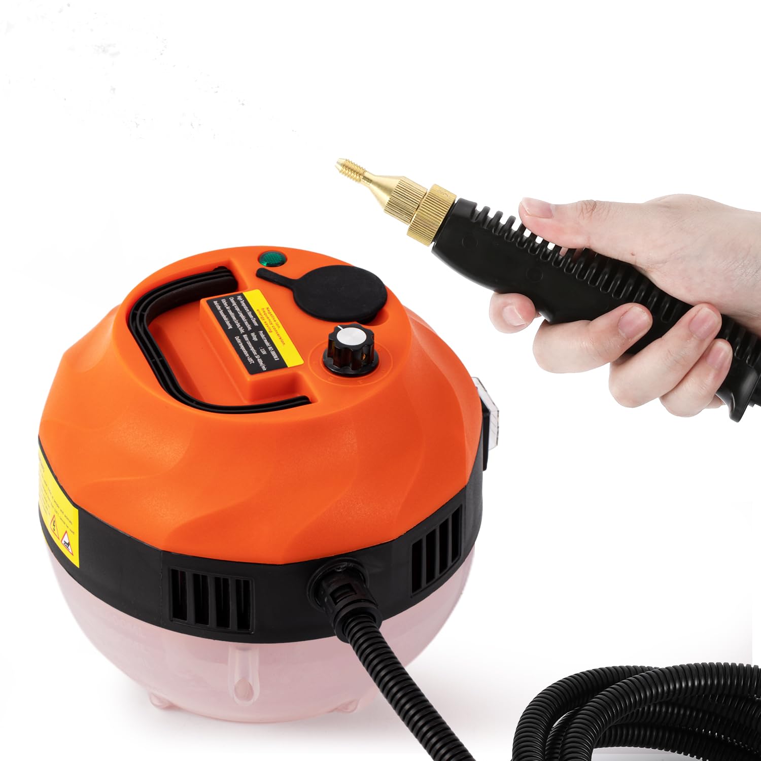 Hapyvergo Handheld Steam Cleaner High Pressure Steamer for Cleaning for Grout Tile Hand Held Portable Steamer Cleaner for Car Auto Small Mini Power Cleaning Steamer High Heat for Home