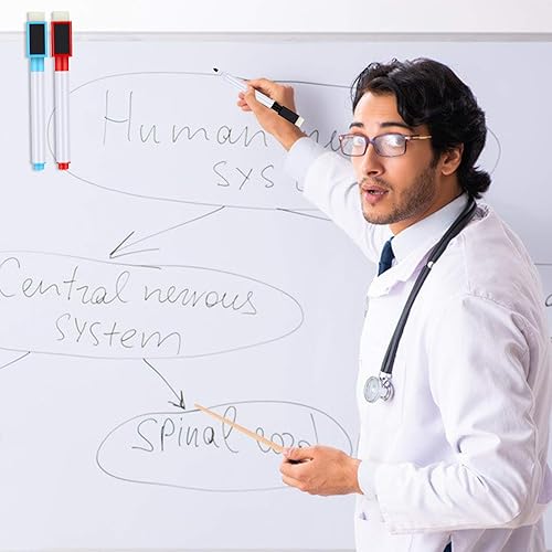 Miniatura 6 de Abaokai Magnetic Dry Erase Markers 48 Pack Whiteboard Erase Markers with Erasers Cap for Whiteboard, Dry-Erase Boards, School, Office and Home