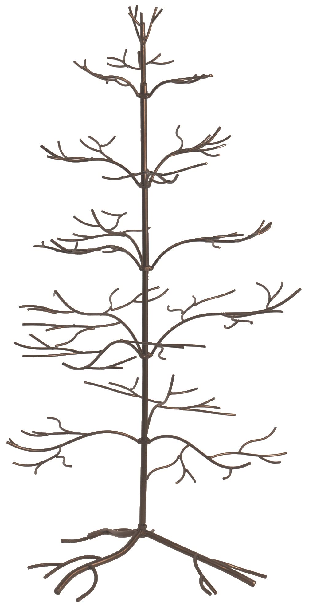 red co. ornament tree christmas décor/jewelry and accessory display in bronze finish - 36" h