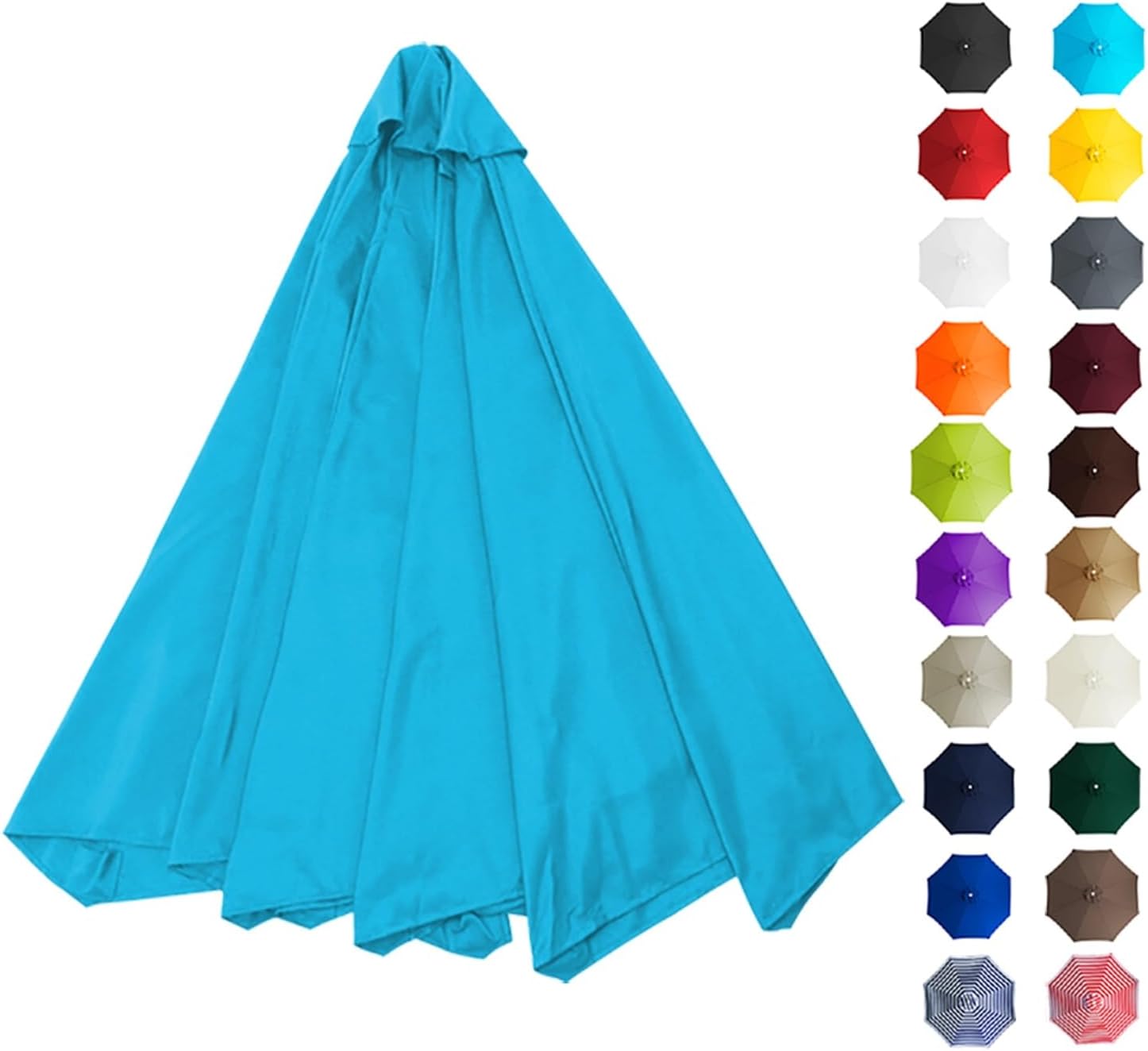 Vervangende Parasolkap Voor De Tuin  2,7 M  Vervangende Parasolkop Voor 8 Armen Vervangende Canvas Parasolhoes Voor Terras Tuin Zwembad Zwevende Parasol