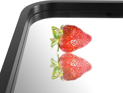 Miniatura 7 de WallBeyond Espejo de madera de 20 x 30 pulgadas para baño, espejo de pared con marco de madera, espejo rectangular montado en la pared para tocador