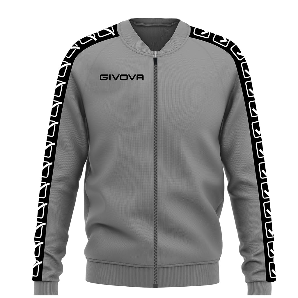 Givova Giacca College Band Jacket, Men, mens, Jacket, BA06, grey, S