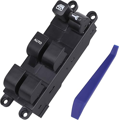 Interruptor de elevalunas eléctrico delantero izquierdo del lado del conductor, compatible con Nissan Altima 98-01, Frontier 1998-2004, 98-99