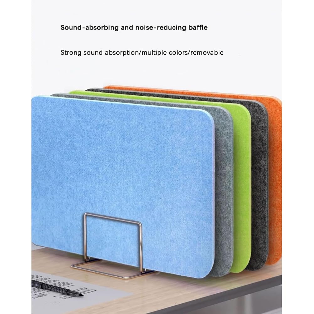 Separador de mesa independiente de fieltro, panel de privacidad para reducción de ruido, separador de habitación, partición de mesa de clase con clip seguro, pantalla de escritorio insonorizada de 30