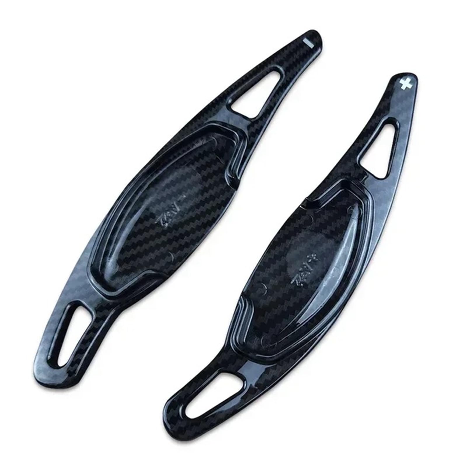 Plmnhss Carbon Black Car Steering Wheel Shift Paddle Blade For Civic For Pilot For Cr-V For Accord For Hybrid Auto Steering Wheel Rear Shift Paddle Car Shifter(Carbon Black)