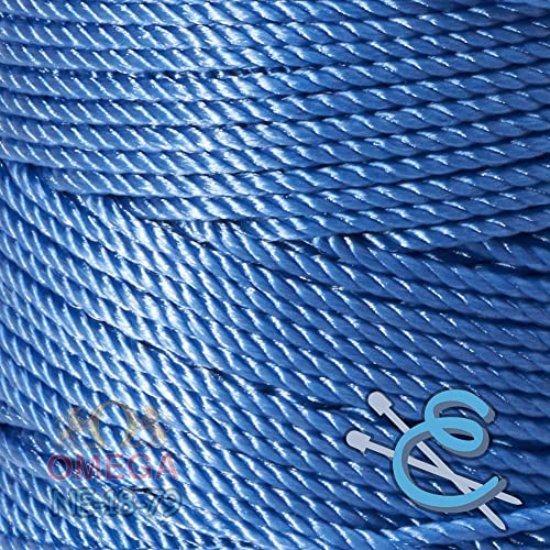 Image of Espiga No.18-100% Nylon Omega String Cord for Knitting and Crochet - 79 Blue