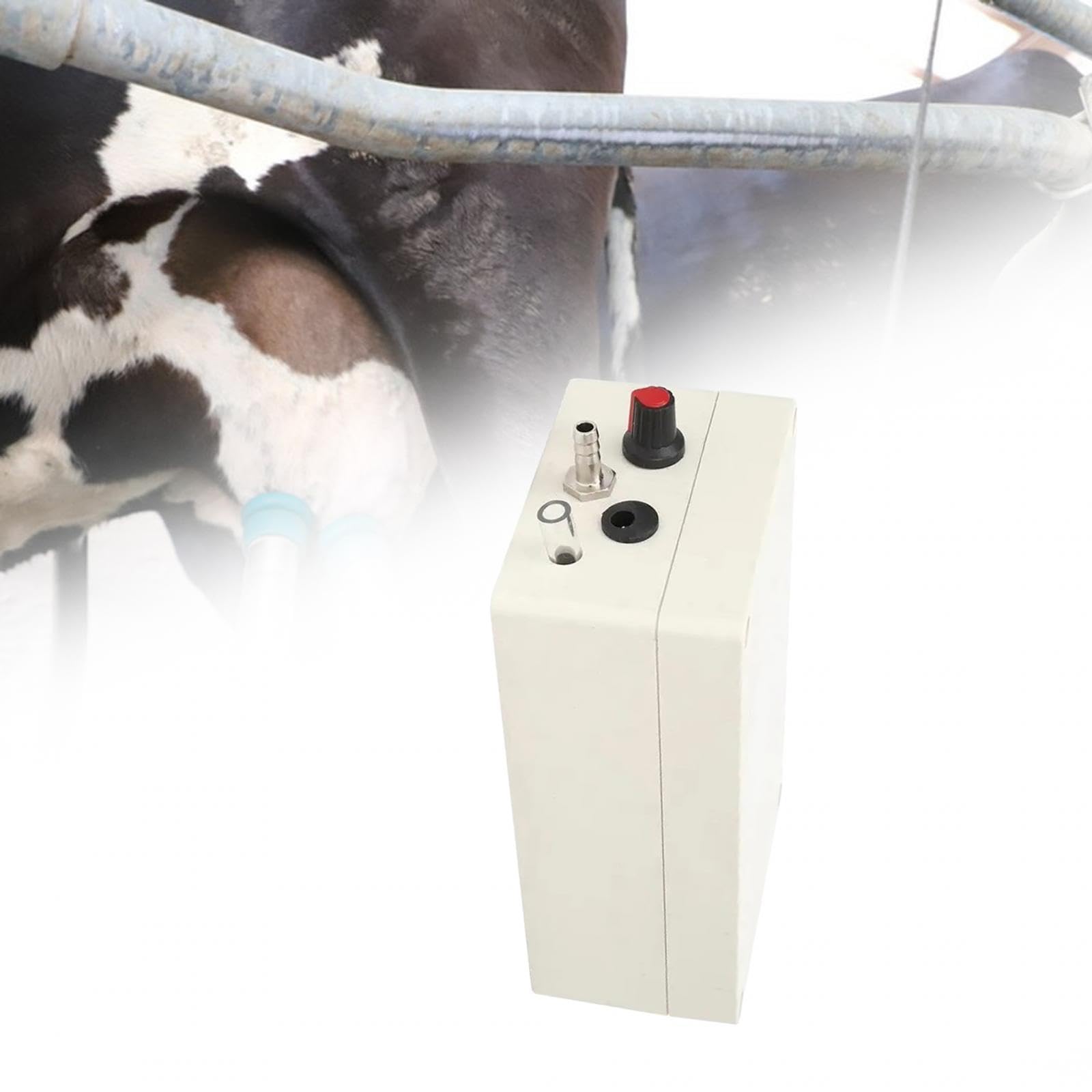 Melkwirtsmaschine, Vakuumpumpe, Langlebige Stabile Geschwindigkeit, Einstellbare Schafmelkmaschine, Melkgerät für Pferde, Vieh, Schafe, Elektrisch