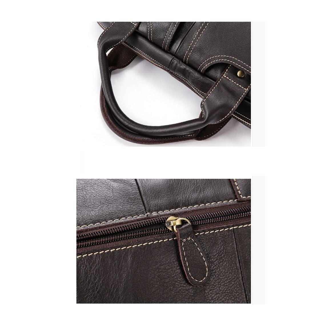 Mens Cuoio Genuino Notebook Computer Borse Totes Borse Borse Laptop Borse Business Cartelle Messenger Borse A Tracolla