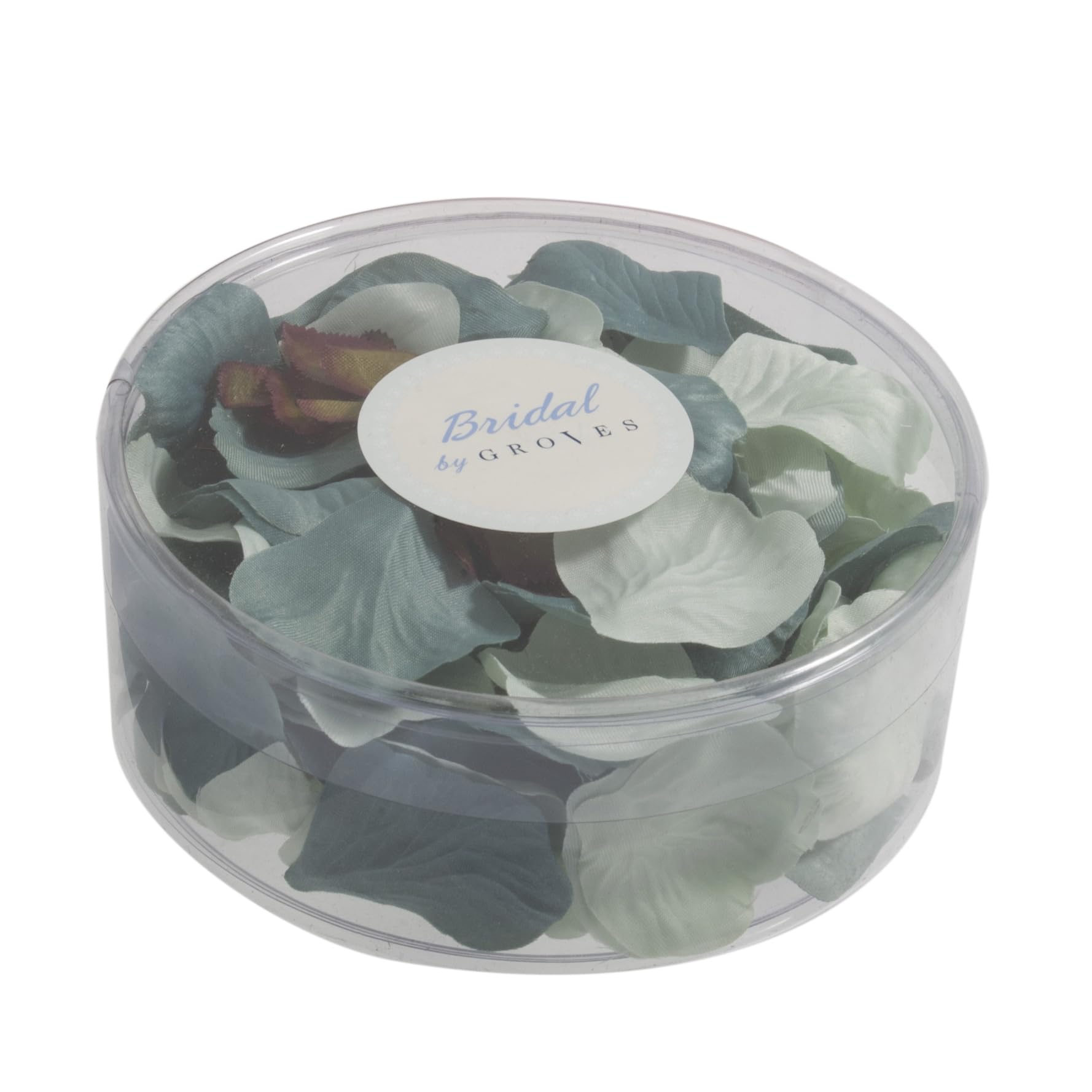 Bridal & Occasions - Bulk Blue S&W Bridal B1504tqsg | Poly Rose Petals | Pack Of Approx 164 | Turquoise/Sage