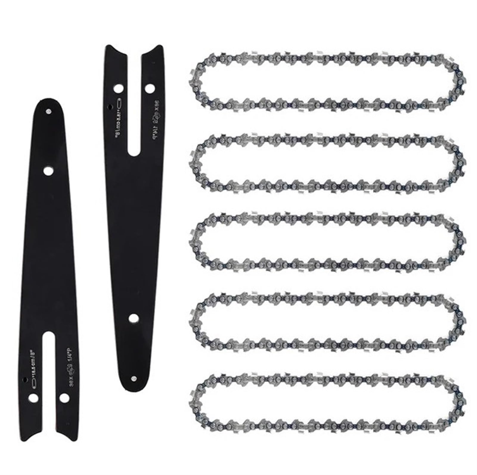 ZagYing 12 Pack 4/6" Chains, Accessories For Small 4/6" Chainsaws For Home (Guide/Chain), Replacement Chains For Cordless Pruning Saws, Cutting Tools