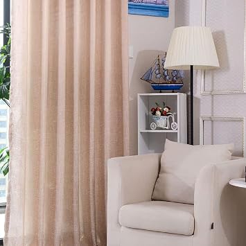Transparent Sheer Curtains Voile Gauze Window Treatments Modern Jacquard Cut Flower Plain Color Rod Pocket Living Room Bedroom Balcony Bathroom1 Panel, W 54 x L 63 inch, Brown
