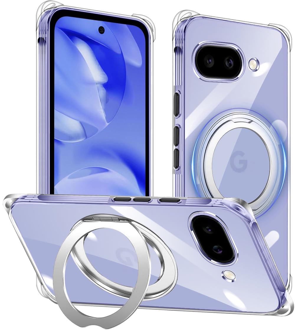 Cexitesuo For Google Pixel 9a ケース クリア リング付き グーグル ピクセル9a カバー 耐衝撃