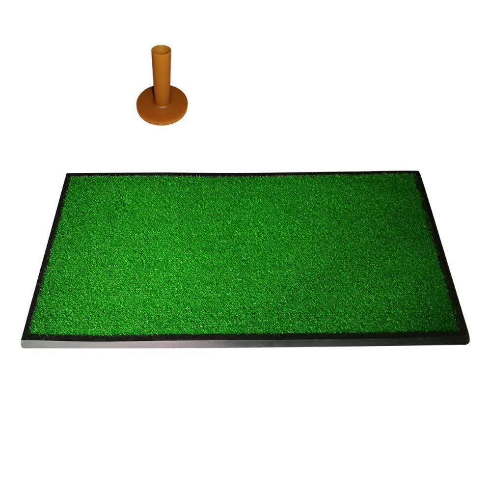 JHHXW Golf Pad, 33.5 * 62cm Indoor Rubber Non-slip Sole Swing Trainer, Indoor Golf Practice Pad, Golf Pad