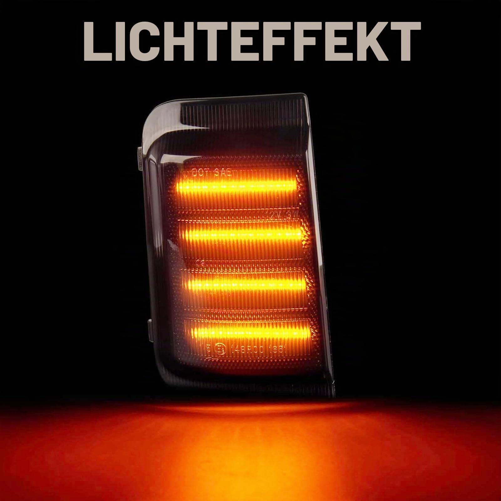 LED Spiegelblinker für Fiat Ducato Ram Promaster Citroen Jumper Relay Boxer Opel Movano C, LED Beleuchtung seitenmarkierungsleuchten mit Canbus Fehlerfrei, Fahrtrichtungsanzeiger