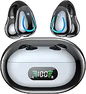 AI Language Translator Earbuds, Clip-On Open Ear Real-Time Translation Device, 174 Languages Simultaneous Interpretation, No Subscription, Audifonos Traductores for Travel & Business,Classic Tarnish