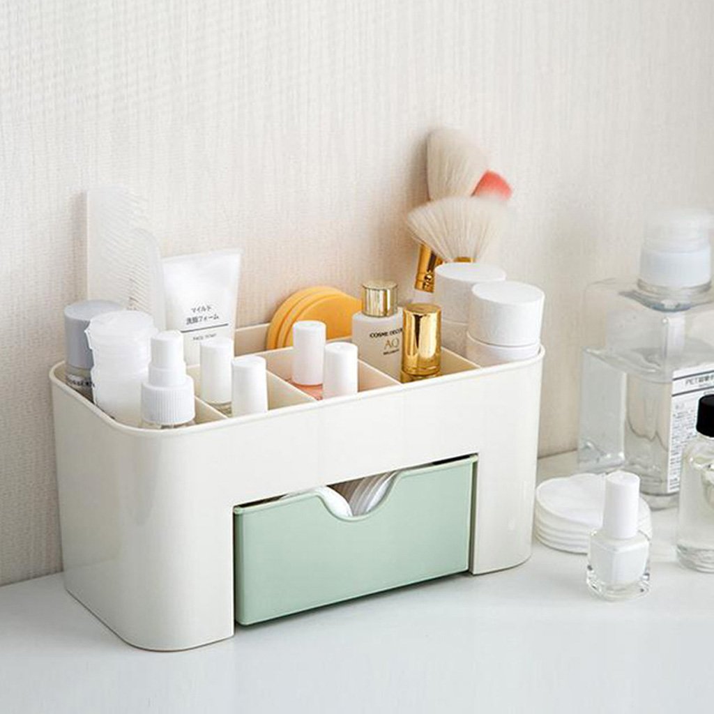 Scaffali da bagno squisiti Scaffali da bagno, Scaffale da bagno Angolo doccia Scatola portaoggetti cosmetica Scatola di rifinitura in cotone per gioielli da scrivania Scomparto per prodotti per la cur