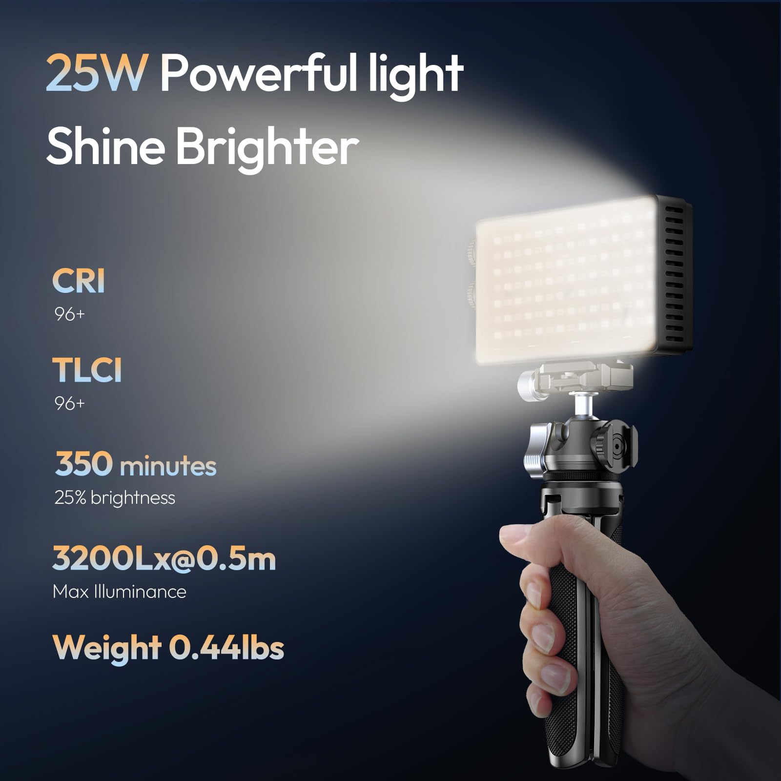 Amazon.com : ULANZI PL25 Video Light, 25W LED Camera Light Mini