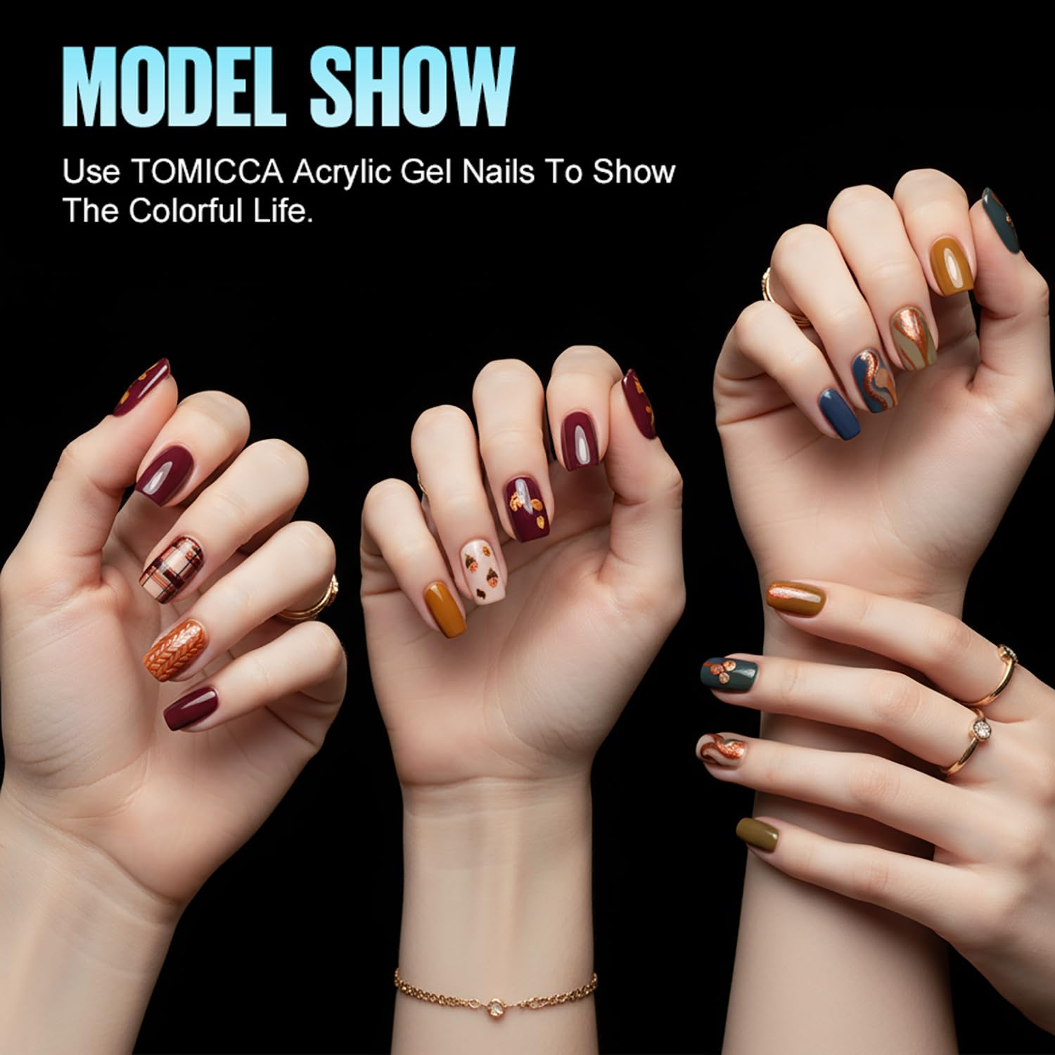 TOMICCA Short Nail Tips Extra Short Square Nail Tips. 192Pcs Fake Nails 12 Sizes Acrylic Clear Nails for Beginner and Professional DIY Gel Nails Salon