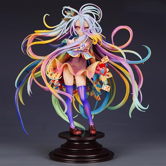 No Game No Life Shiro Anime Figure 1/7 Yuu Kamiya Art Works 9.5in PVC