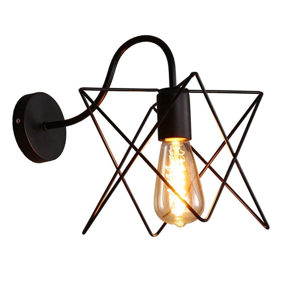 creative Iron lampada da parete soggiorno moda camera da letto applique da parete luci corridoio balcone applique da parete