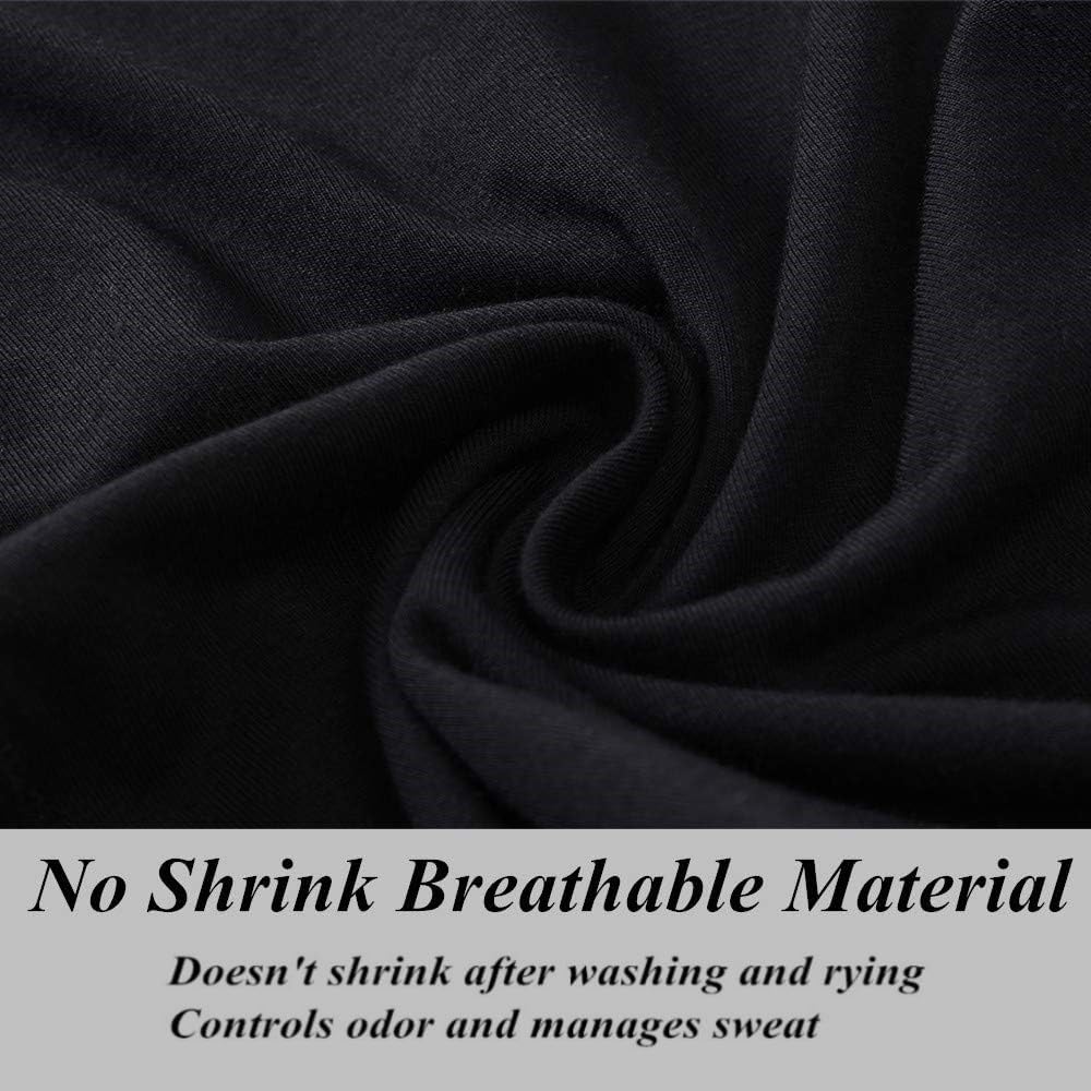 ZONBAILON Mens Pouch Boxer Briefs Big and Tall Bamboo Viscose Breathable Long Leg Underwear Pack - Image 4