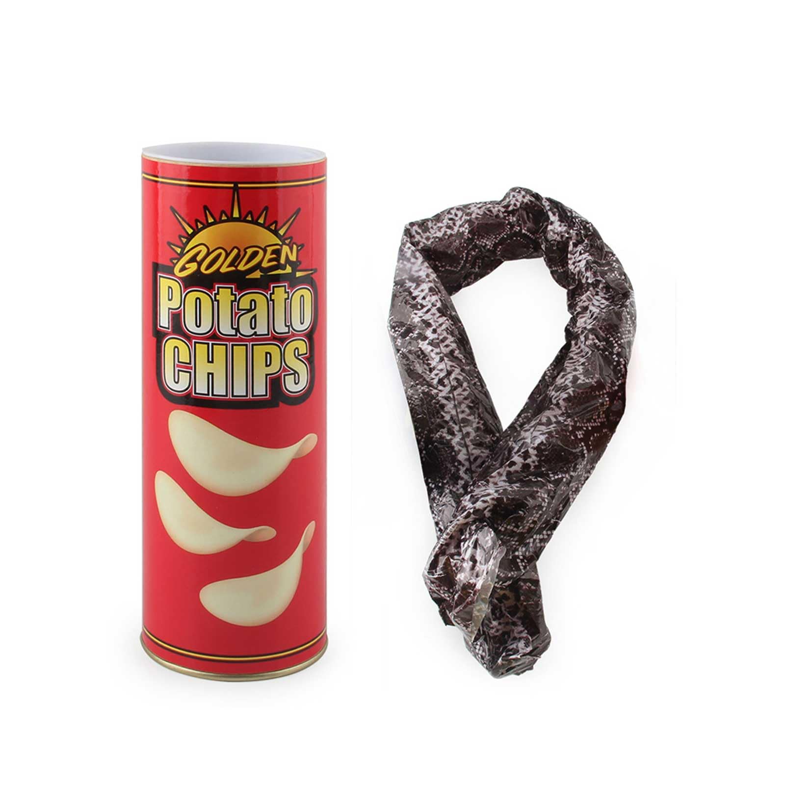 Click to get The Potato Chip Snake Can Jump Spring Snake Toy Gi