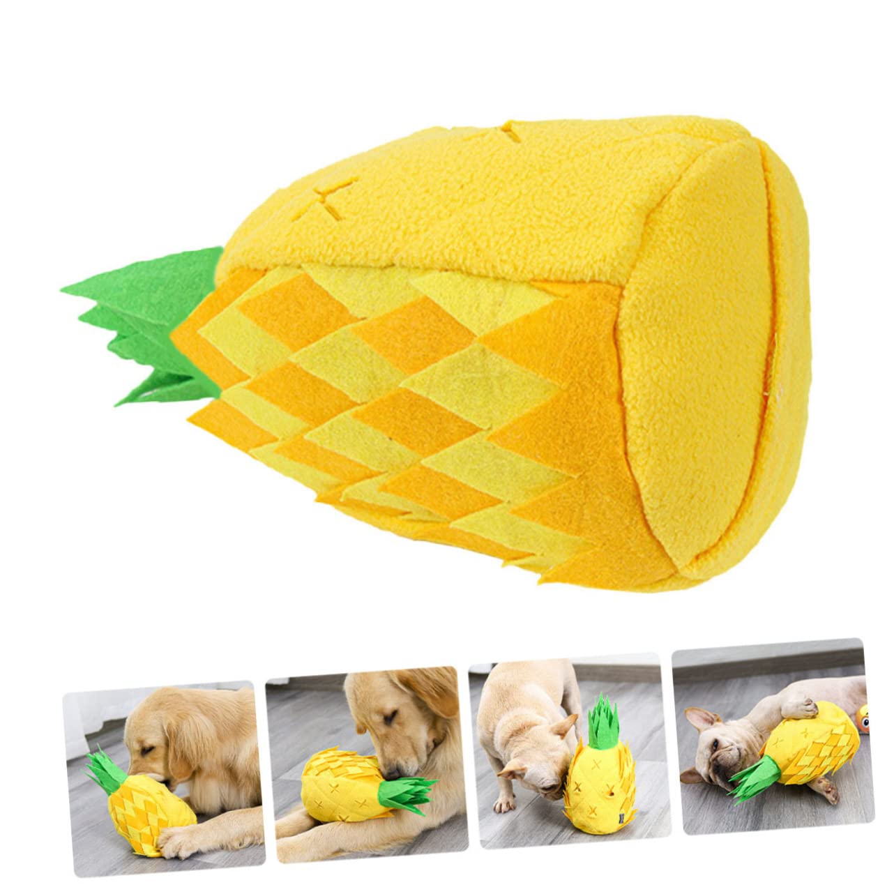 Milisten Jouets pour Chiens Jouets À Renifler Puzzle Jouet À Mâcher pour Animaux De Compagnie Idéal pour Lexercice Physique Mental