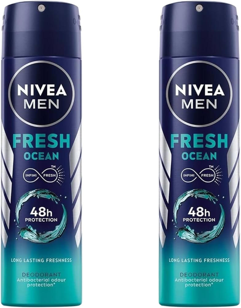Amazon.com: NIVEA MEN Fresh Ocean Deodorant Spray with Ocean