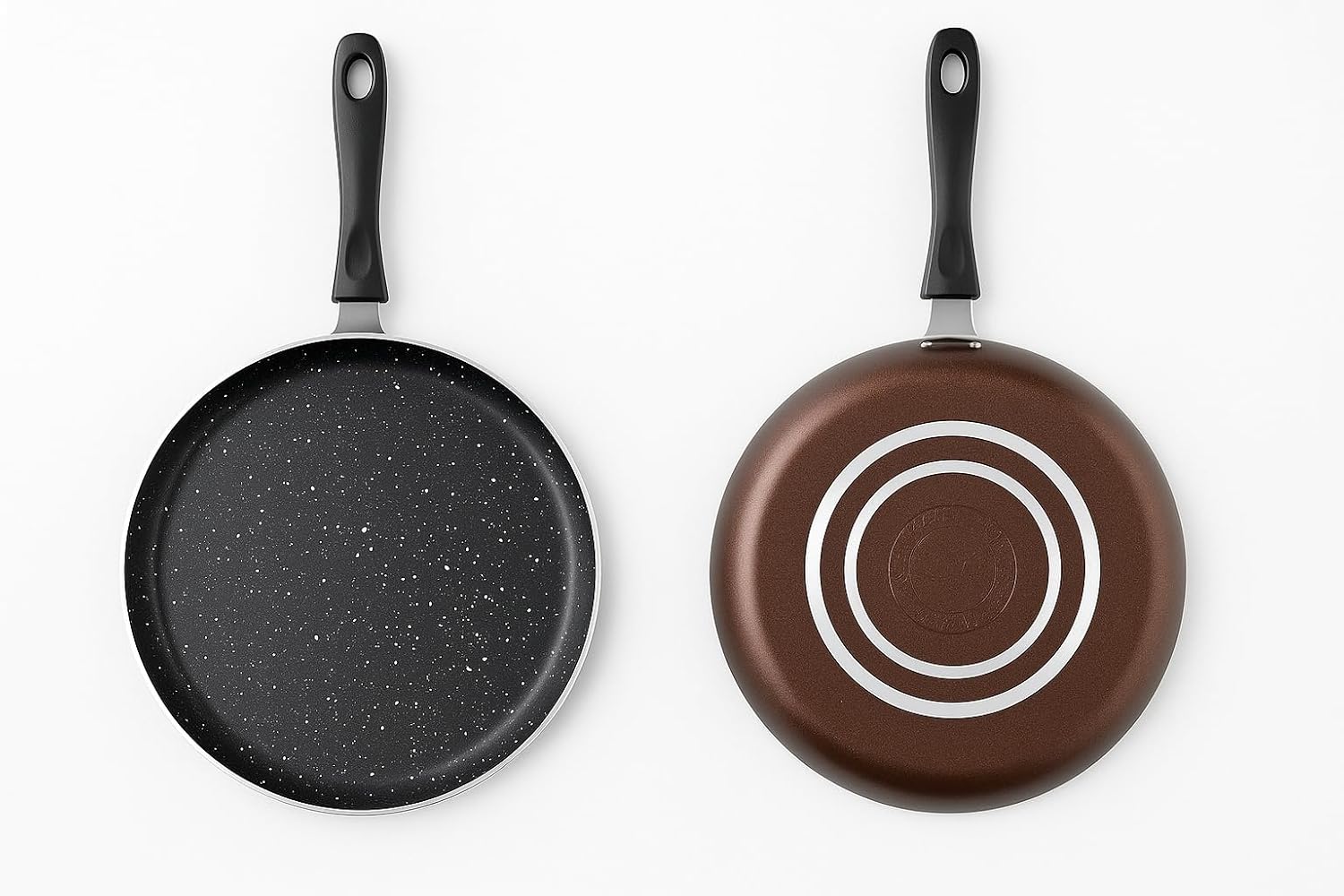Non-Stick Dosa Tawa Crepe Pan, 10-Inch, Metal, Bakelite Handle, 4mm Thickness