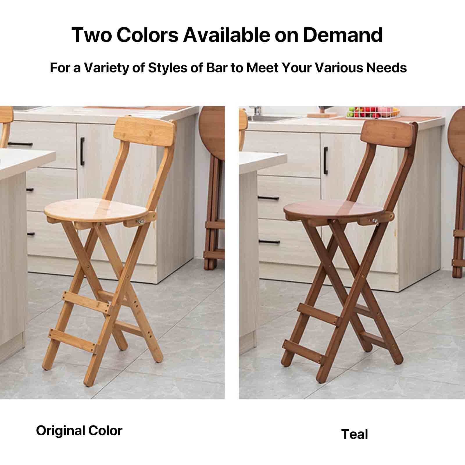 Tabouret de Bar Pliant À Hauteur de Comptoir, Tabourets Pliants en Bambou avec Dossier et Repose-Pieds, Chaise Pliante Portable pour Cuisine, Salon, Pubs, Patio, Salle À Manger (naturel) ( Color : Nat Tabouret de Bar Pliant À Hauteur de Comptoir, Tabourets Pliants en Bambou avec Dossier et Repose-Pieds, Chaise Pliante Portable pour Cuisine, Salon, Pubs, Patio, Salle À Manger (naturel) ( Color : Nat