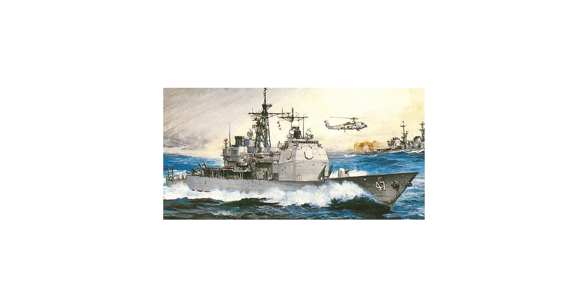Amazon | ドラゴン 1/350 アメリカ海軍 ミサイル巡洋艦 U.S.S.