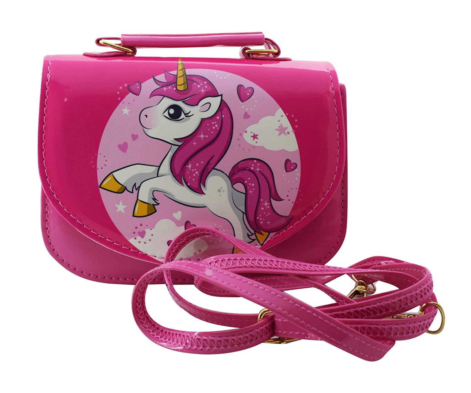 asera Unicorn Sling Bags Shoulder Bag Hand Bag Purse For Kids, Multicolor - Baby Girls-picture-17