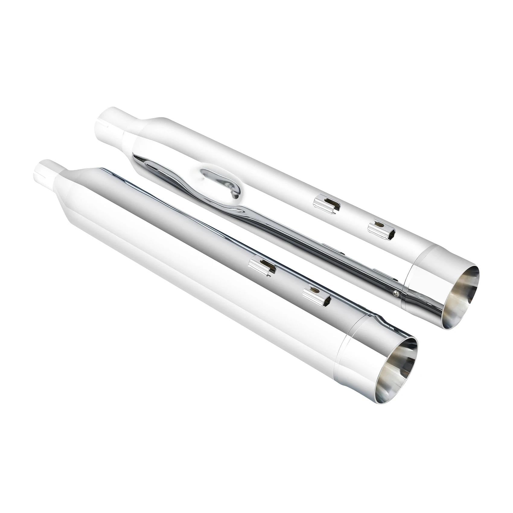 Tuyau D'échappement De Moto À Enfiler Mégaphone 4,33 Pouces pour Harley Touring Street Electra Glide Road King 2017 2018 2019 2020 2021 2022 2023