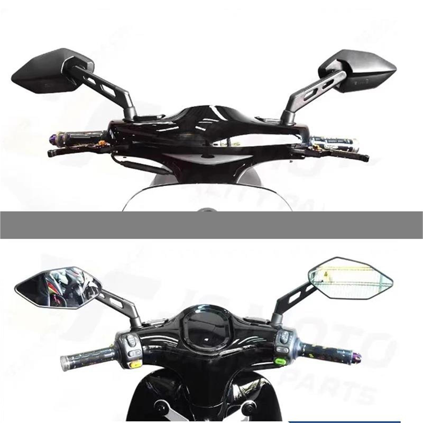 Sicurezza del veicolo Specchietto Retrovisore Per Moto Specchietto Laterale Per Scooter Universale Per Yamaha Per XMAX Per NMAX