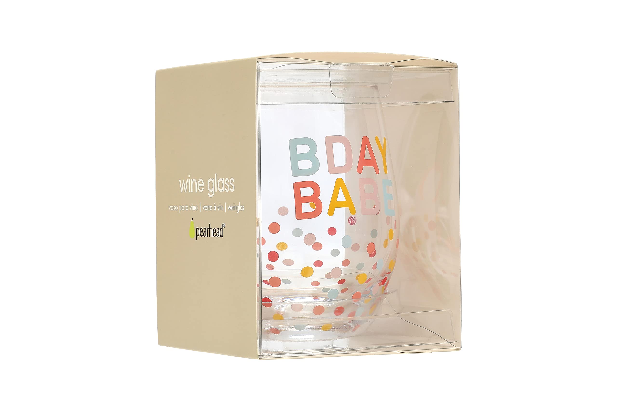 Birthday Babe Wine Glass - Perfect Party Favor -6 Birthday Babe Wine Glass - Perfect Party Favor -6