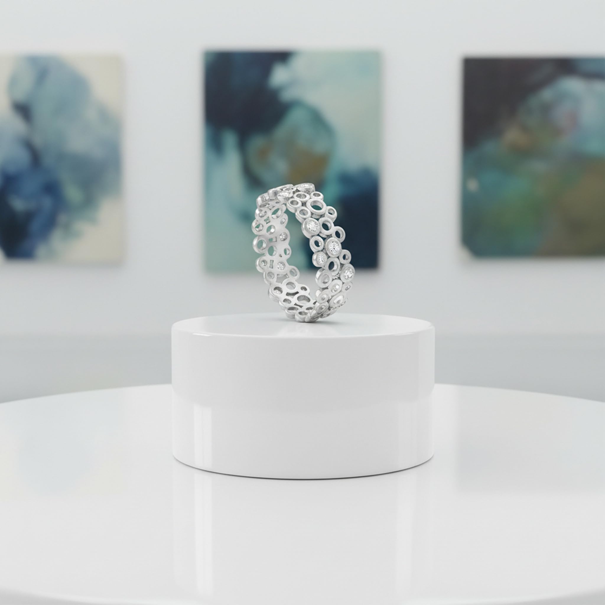 Sofia Milani - Anello da Donna in Argento 925 - con Pietra Zircone - Design ad Ornamento Cerchio