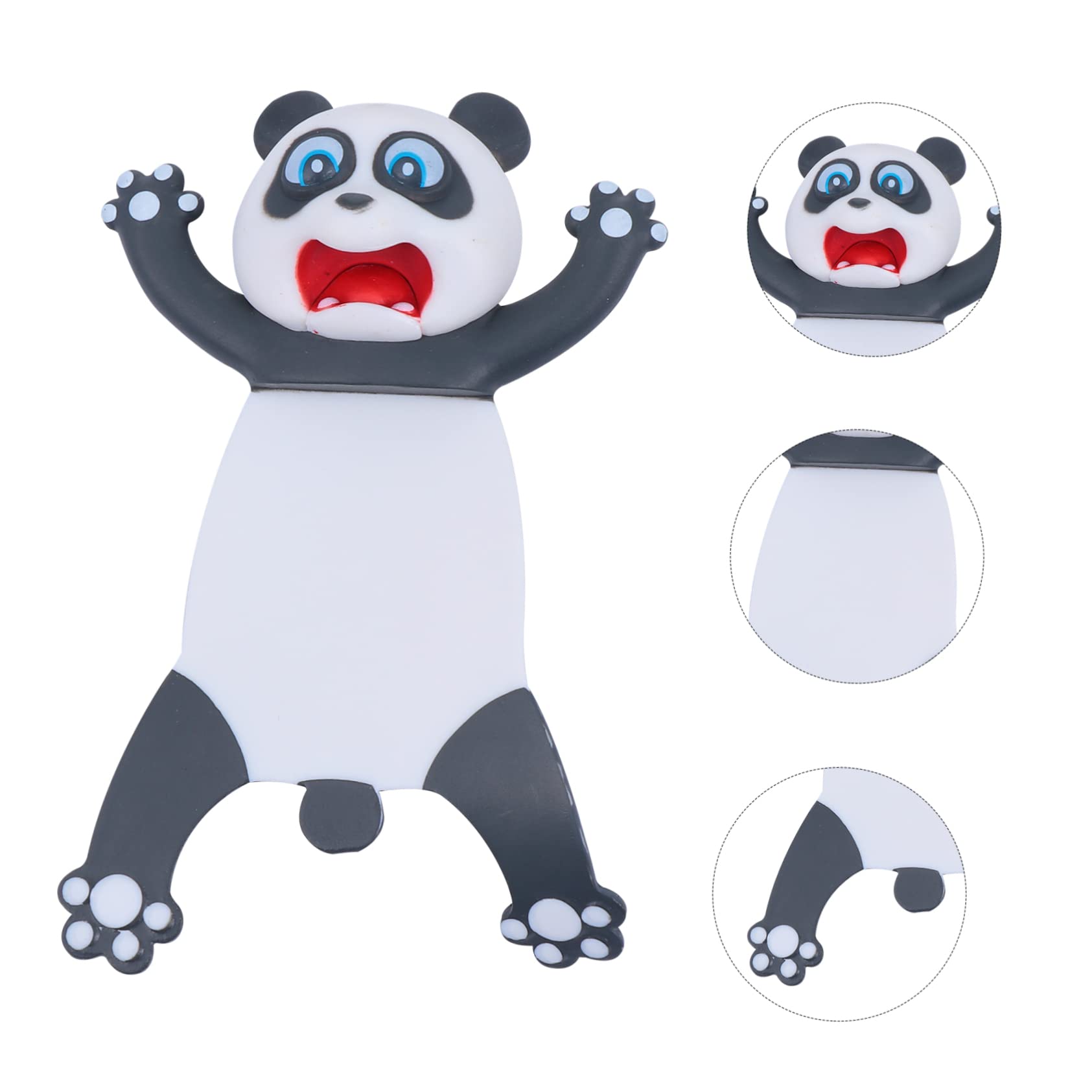 STOBOK 2stücke Panda Lesezeichen Kreatives Cartoon Design Für Schüler Wasserdichtes Und Wiederverwendbares Schreibwarenzubehör Für Bücherliebhaber