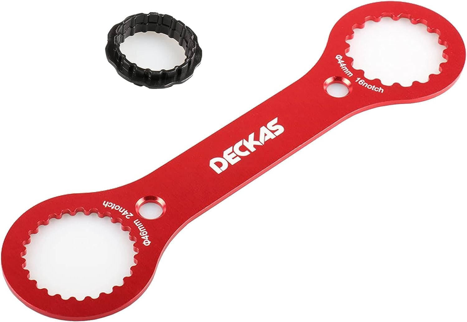 Xrten Bicycle BB Wrench,Dub/Tl-Fc32 25 24 Aluminum Alloy Adapter Repair Tool,Bottom Bracket Spanner for Bicycle Repair Accessories(Red)