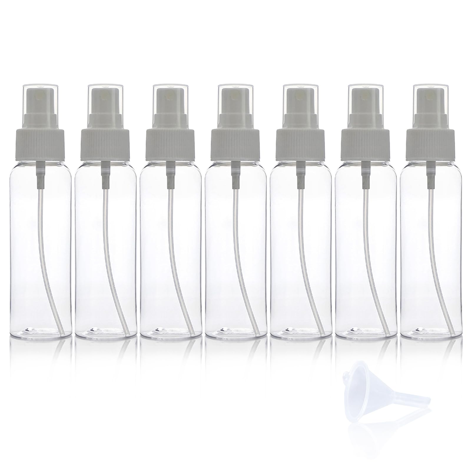 7Packs 50ml Spray Bottle,Travel Spray Bottles,Clear Empty Refillable Plastic Bottles,Mini Spray Bottle Small Spray Bottles Transparent Plastic Empty Refillable Holiday Travel Bottle-image-36