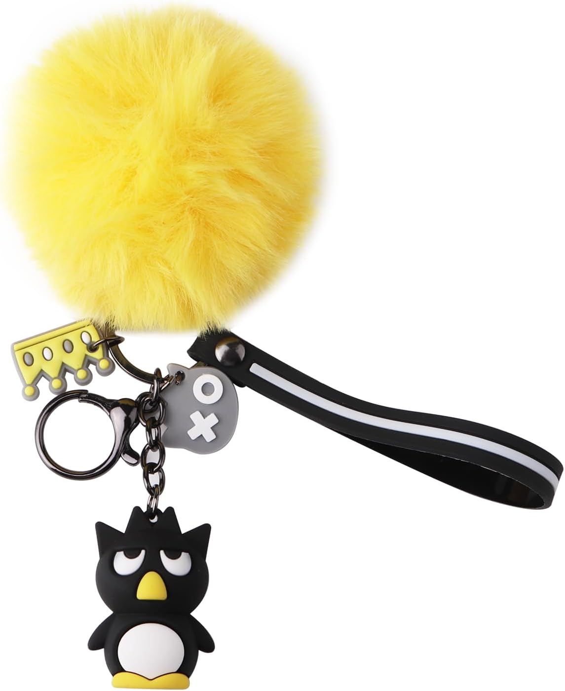 yiwoo ute Wrist Anime Keychain,Kawaii Car Keychain Accessories,Key Purse Handbag Charms for Women