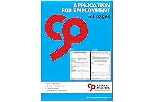 Cherry Applications for Employment 50/Pack