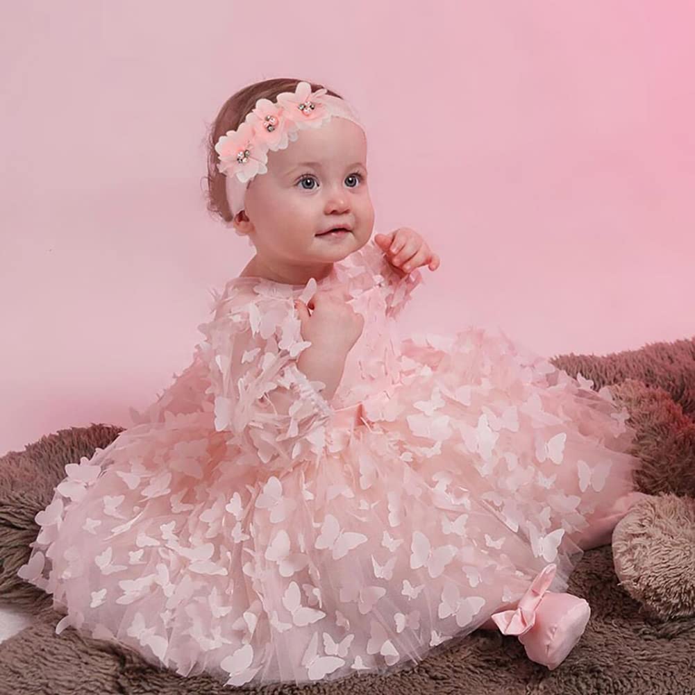 Bébé Fille Petite Robes Tutu Fleur Mariage Anniversaire Cake Smash Saint-Valentin Noël Baptême Robe de soirée fête