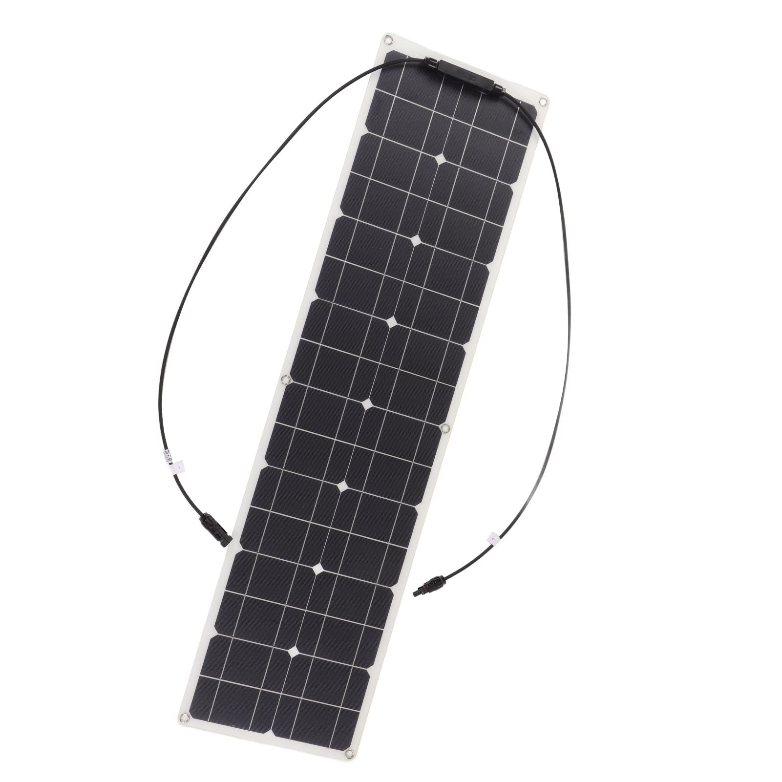 Marhynchus Set di Pannelli Solari Flessibili, Solare Leggero in Silicio Monocristallino per Campeggio, Potenza 100 W con Struttura Durevole