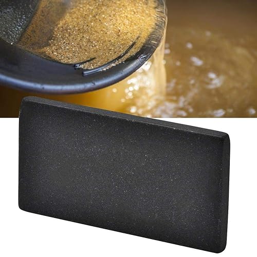 Piedra de prueba de metales preciosos, práctica herramienta de prueba de oro de joyería, piedra de detección de oro portátil, herramienta de prueba