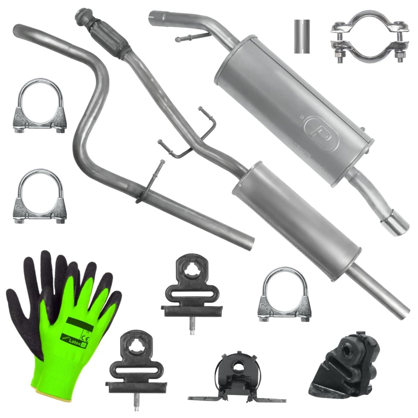 POLMOstrow Auspuff für Peugeot 207 1 I 2007-2013