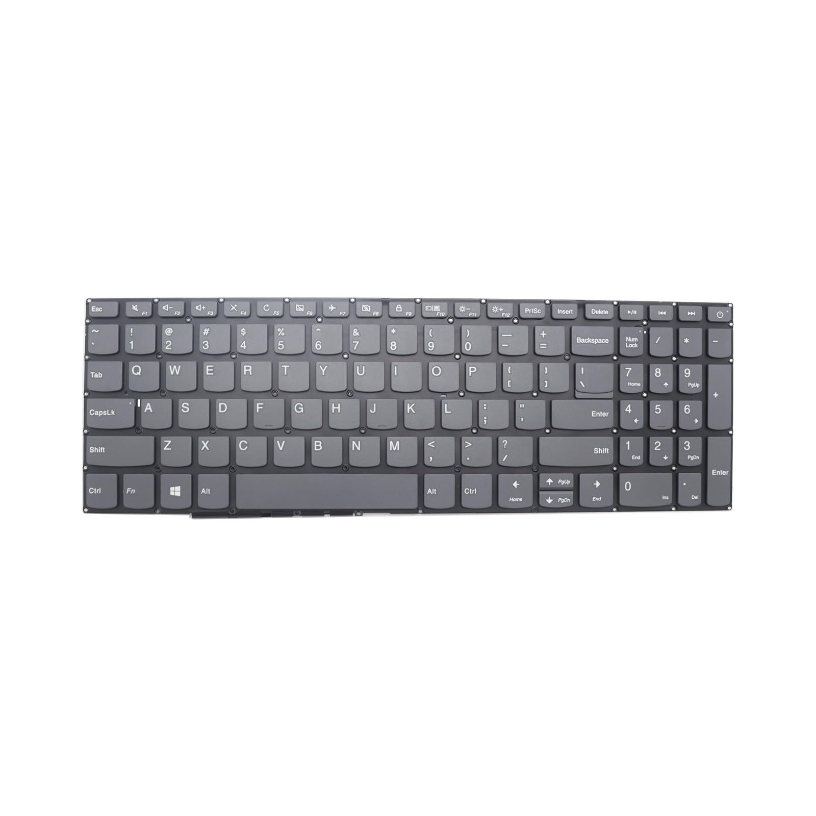 New Replacement Keyboard for Lenovo IdeaPad 320-15 320-15ABR 320-15AST 320-15IAP 320-15IKB 320-15ISK L340-15 L340-15API L340-15IWL L340-17 L340-17IWL Non-Backlit US