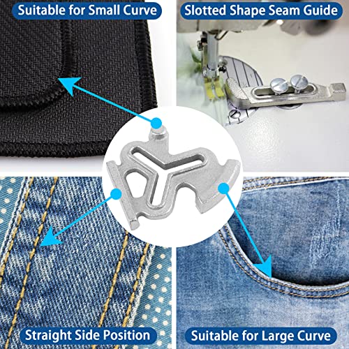 Magnetic Seam Guide,Plum Blossom Positioning Gauge For Sewing Machine,4 Pieces Sewing Machine Accessories For Beginners & Professionals #TOP2