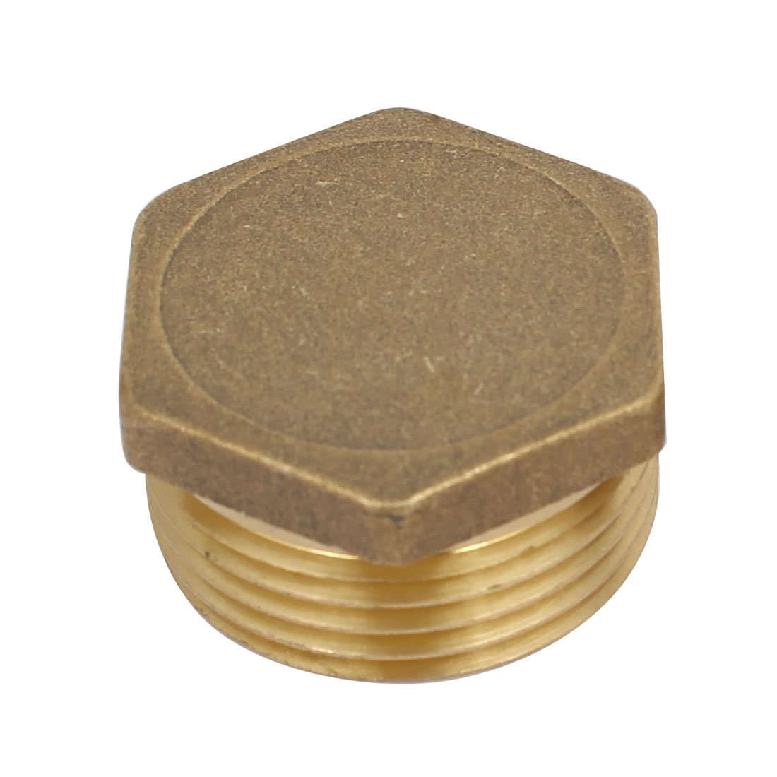 Aexit Tappo per tappo tappo con tappo a testa esagonale in ottone filettato maschio 1 Raccordo 8 pezzi ID: 336259