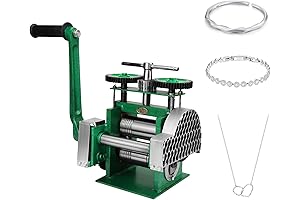 Upgraded Rolling Mill Machine for Jewelry Making - Manual Hand Crank Tableting Jewelry Press Tool
