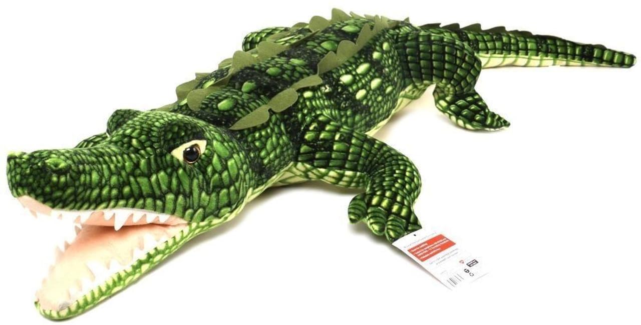 Tickles Crocodile Soft Stuffed Plush Animal Toy for Kids Boys & Girls Birthday Gift (Color: Green Size: 65 cm)-image-43
